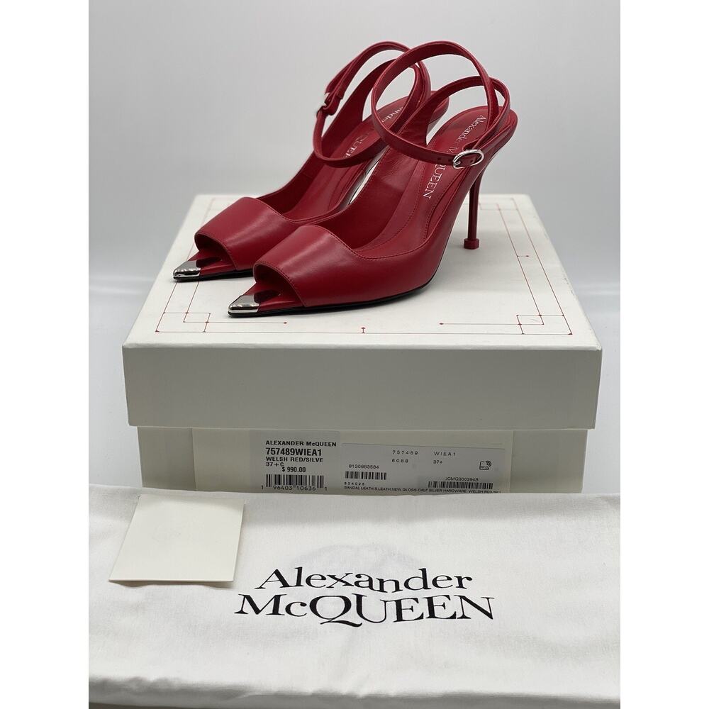 Alexander McQueen Punk 90mm Sandals sz. 37 +C